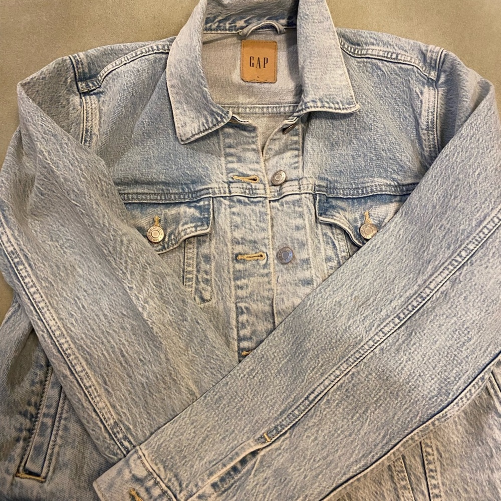 GAP Faded Blue Denim Jacket